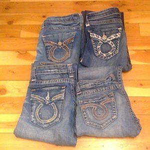 FOUR pairs Big Star Live Jeans (3~27R and 1~26R but fits like 27) $15.00 Pair!